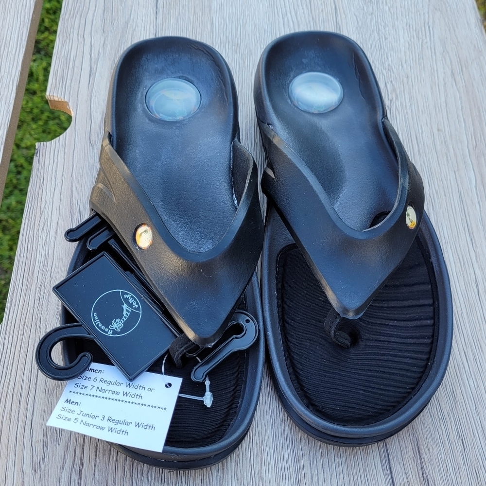 Hawaiian Jellys Slide Flip Flop Thong Flat Sandals Sz 6